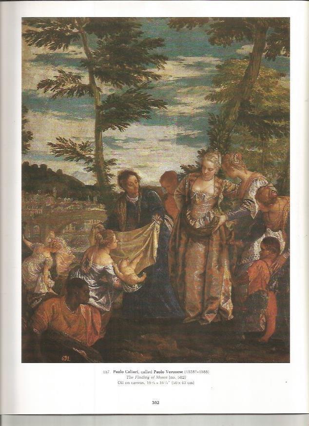 LAMINA PRADO 26077: El encuentro de Moises, por Paolo Veronese