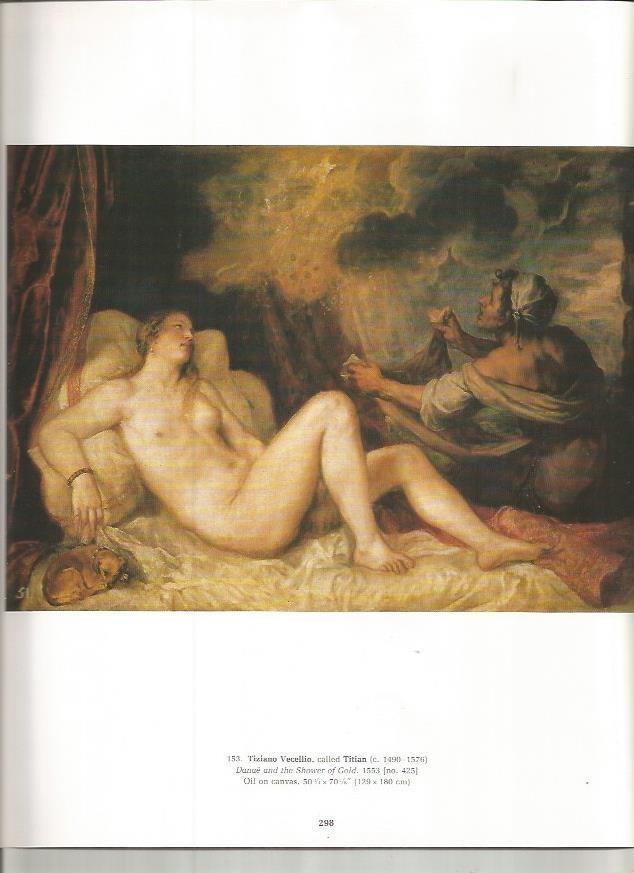 LAMINA PRADO 26075: Danae y la Ducha de Oro, por Tiziano