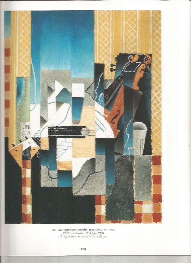 LAMINA PRADO 26062: Violin y guitarra, por Juan Gris