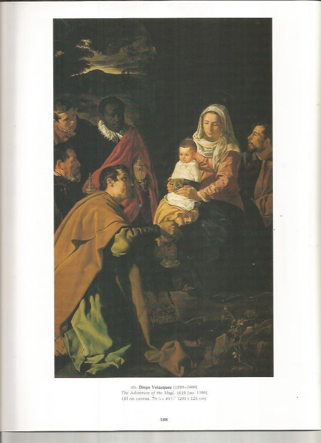LAMINA PRADO 26021: La Adoracion de los Magos, por Velazquez