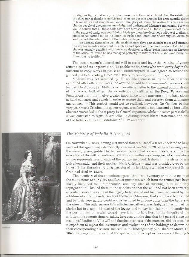 LAMINA PRADO 25968: Isabel II de España