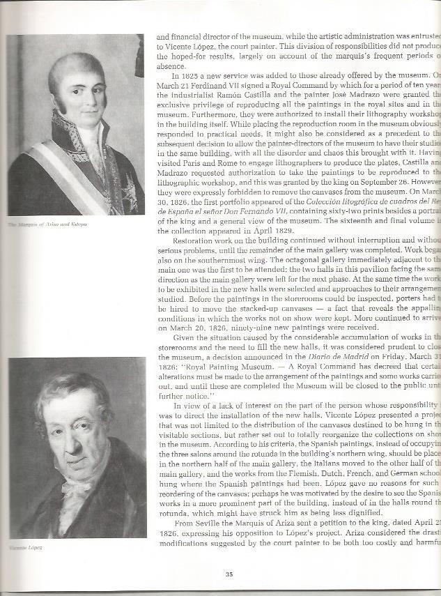 LAMINA PRADO 25964: El Marques de Ariza y Estepa y Vicente Lopez