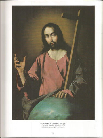 LAMINA PRADO 26017: La bendicion del Salvador, por Zurbaran
