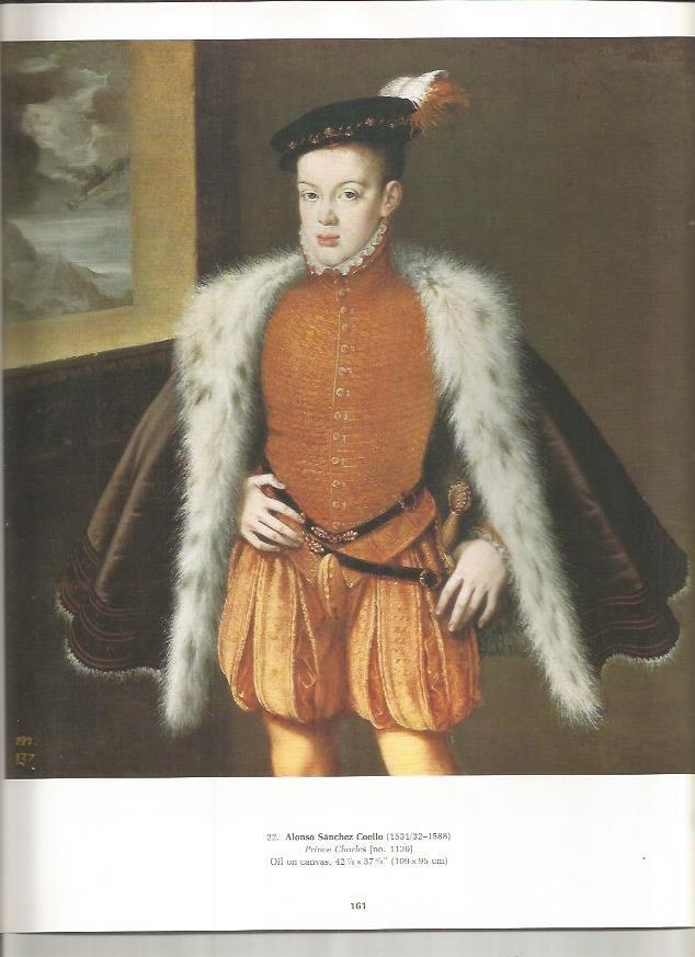 LAMINA PRADO 26008: El principe Carlos, por Alonso Sanchez Coello