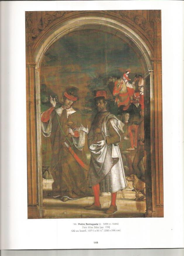 LAMINA PRADO 26002: Dos hombres sabios, por P. Berruguete
