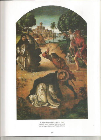 LAMINA PRADO 26001: La muerte de San Pedro el Martir, por P. Berruguete