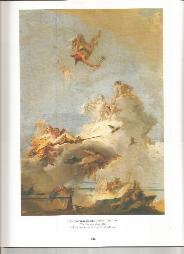 LAMINA PRADO 26089: El Olimpo. Por G. B. Tiepolo