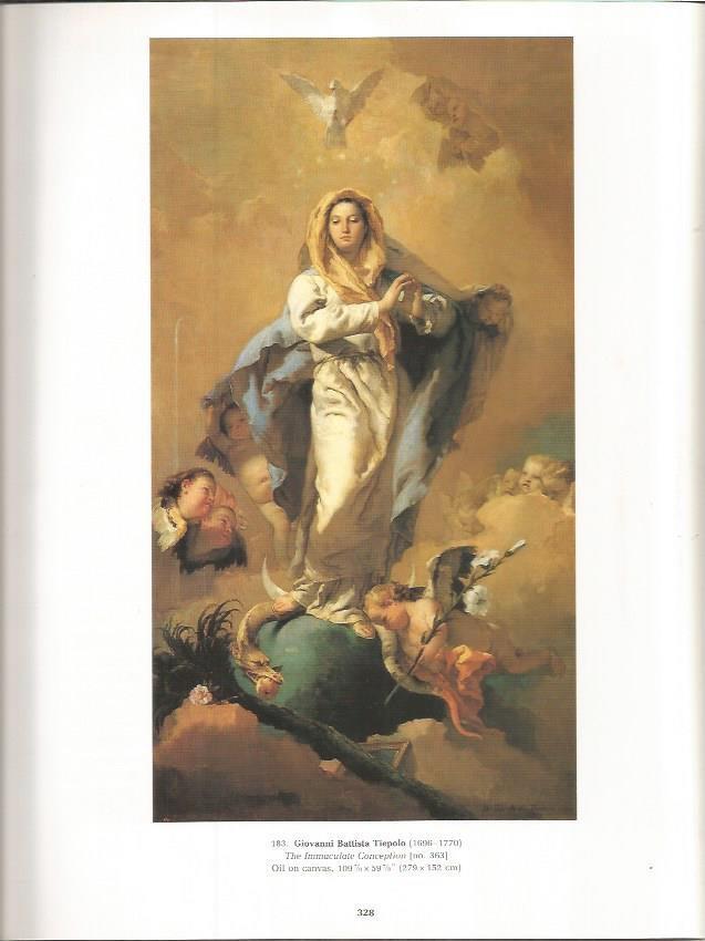 LAMINA PRADO 26090: La Inmaculada Concepcion, por G. B. Tiepolo