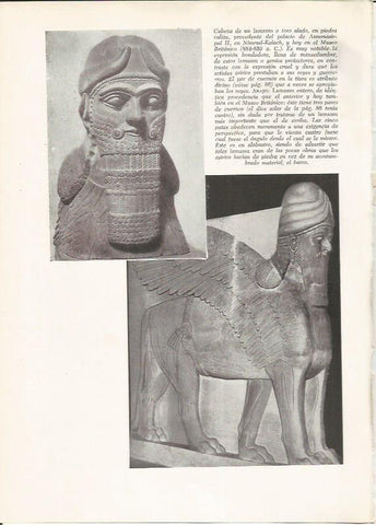 LAMINA HISTORIA 26185: Lamassu o toro alado