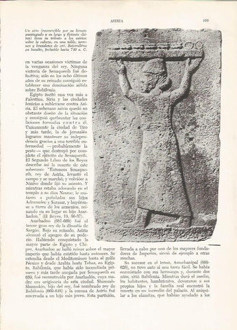 LAMINA HISTORIA 26183: Relieve de hombre sirio