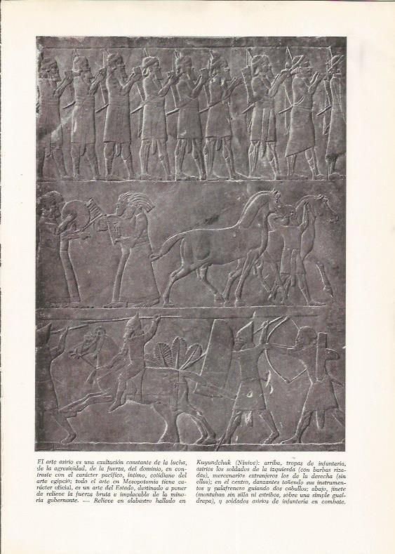 LAMINA HISTORIA 26181: Relieve asirio