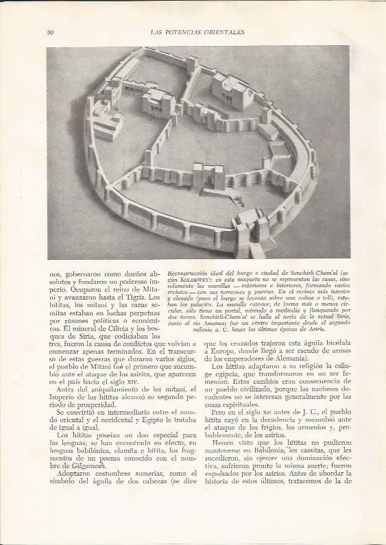 LAMINA HISTORIA 26174: Reconstruccion ideal de la ciudad de Senchirli-Chamal