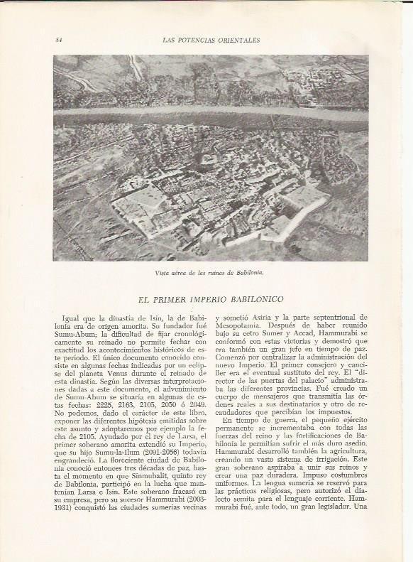 LAMINA HISTORIA 26171: Vista aerea de Babilonia