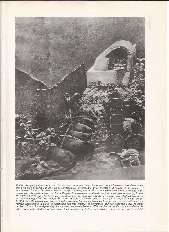 LAMINA HISTORIA 26170: Interior del cementerio real de Ur