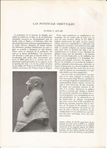 LAMINA HISTORIA 26168: Estatua del mayordomo Kur-lil de Uruk