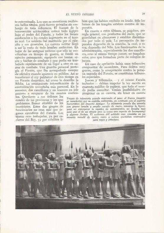 LAMINA HISTORIA 26158: Tropas de infanteria de Egipto