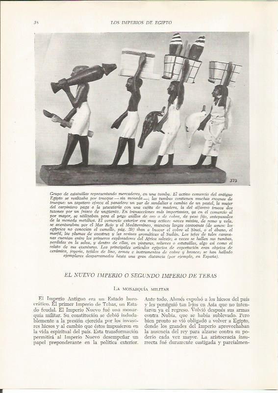 LAMINA HISTORIA 26157: Estatuillas de mercaderes 
