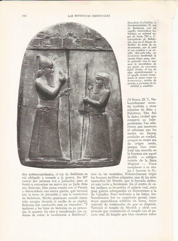 LAMINA HISTORIA 26186: El dios Marduk