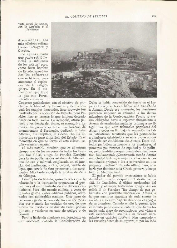 LAMINA HISTORIA 26211: Vista actual de Atenas