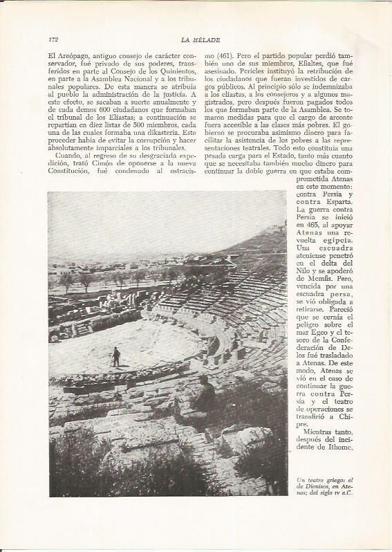 LAMINA HISTORIA 26209: El teatro de Dionisio en Atenas
