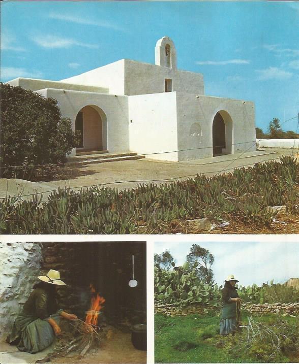 LAMINA 26481: Iglesia y campesina en Formentera