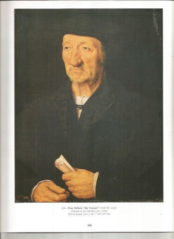 LAMINA PRADO 26119: Retrato de un viejo, por Holbein el Joven