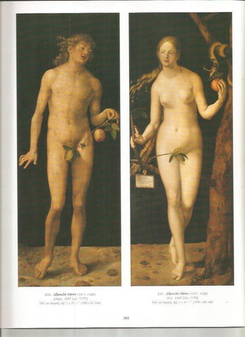 LAMINA PRADO 26117: Adan y Eva, por Albrecht Durer