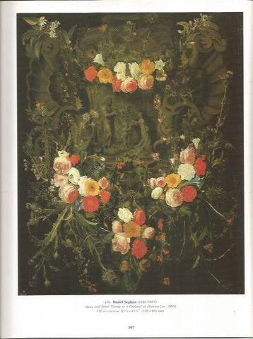 LAMINA PRADO 26116: Jesus y Santa Teresa entre flores, pr Daniel Seghers