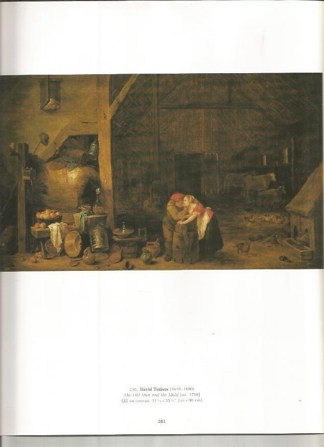 LAMINA PRADO 26113: El viejo y la sirvienta, por D. Teniers