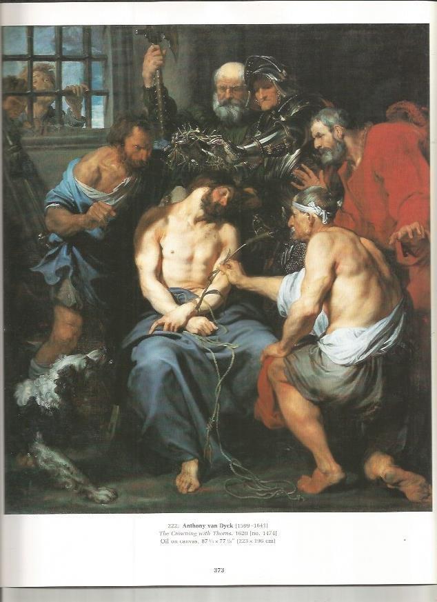 LAMINA PRADO 26109: La coronacion de espinas, por A. Van Dyck