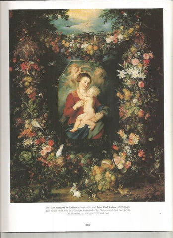 LAMINA PRADO 26107: La Virgen y el Niño, por Rubens y Velours