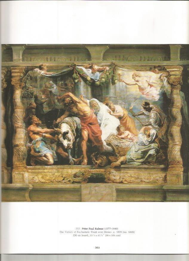 LAMINA PRADO 26104: La victoria de la Verdad Eucaristica sobre la Herejia, por Rubens