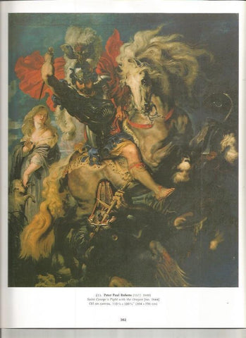 LAMINA PRADO 26103: San Jorge luchando contra el dragon, por Rubens
