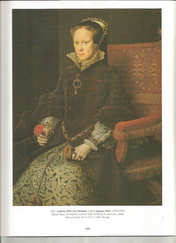 LAMINA PRADO 26102: La reina Maria de Inglaterra, por Antonio Moro