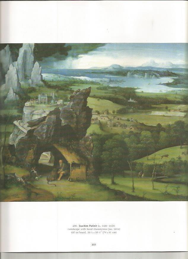 LAMINA PRADO 26098: Paisaje con San Hieronimo, por J. Patinir