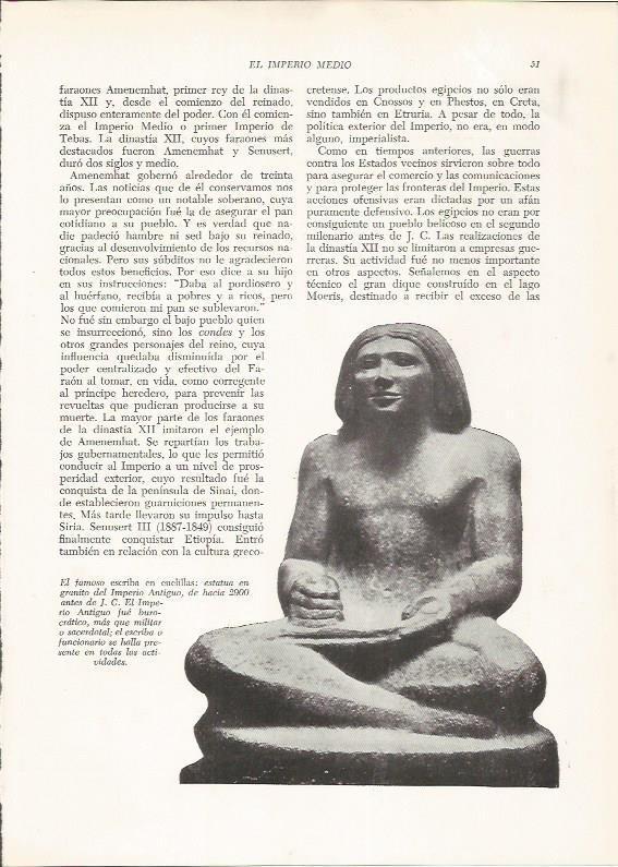 LAMINA HISTORIA 26154: Escriba en cuclillas