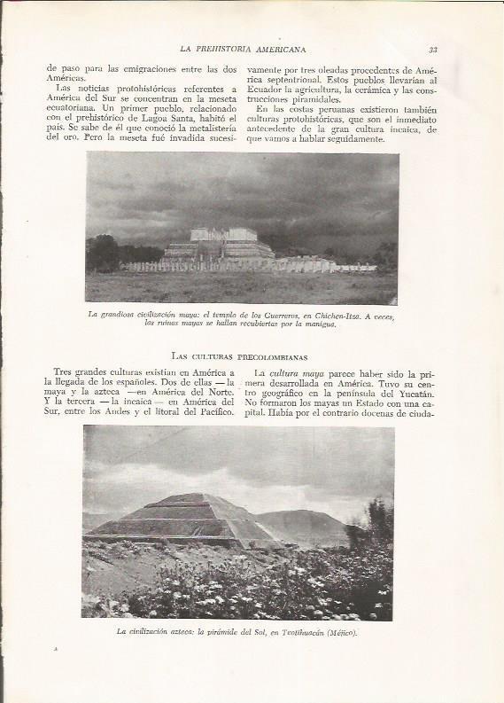 LAMINA HISTORIA 26145: Templo de los Guerreros en Chichen Itza