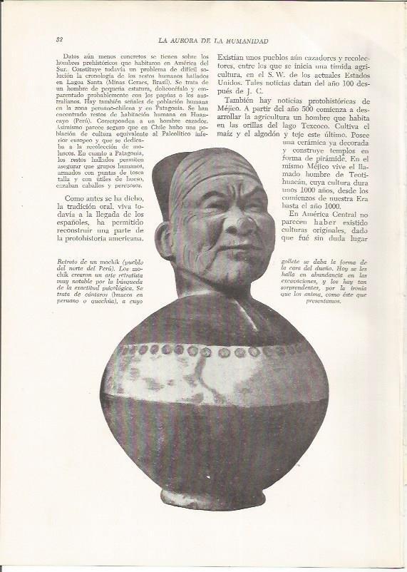 LAMINA HISTORIA 26144: Vaso Mochik, Peru