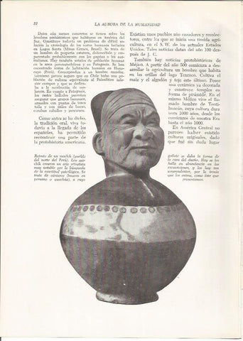 LAMINA HISTORIA 26144: Vaso Mochik, Peru