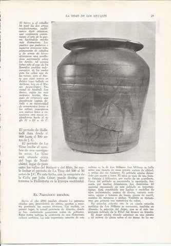 LAMINA HISTORIA 26143: Vaso iberico de Archena