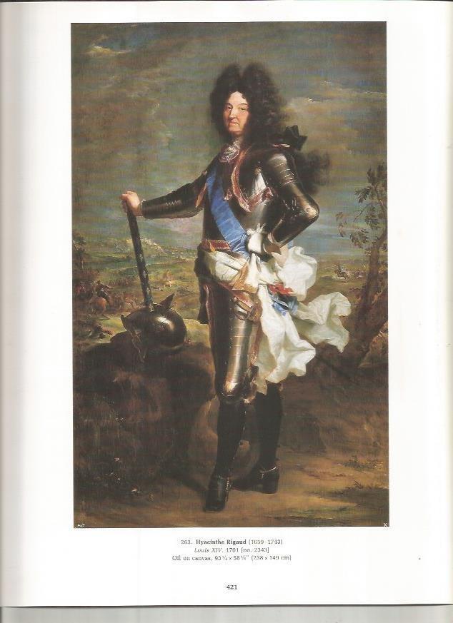 LAMINA PRADO 26130: Luis XIV, por H. Rigaud