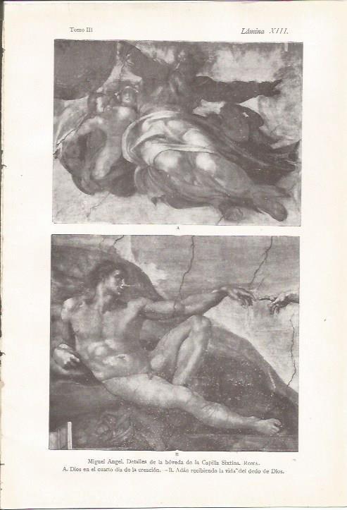 LAMINA 26821: Detalles de la boveda de la Capilla Sixtina 