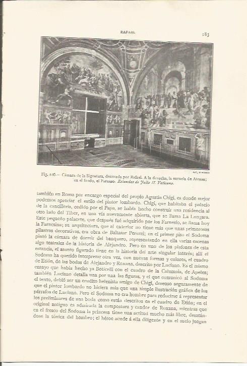 LAMINA 26815: Camara de la Signatura en el Vaticano