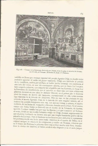 LAMINA 26815: Camara de la Signatura en el Vaticano