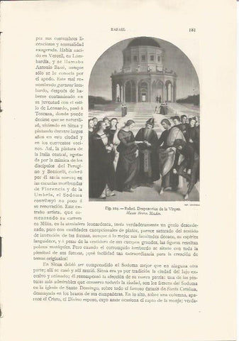 LAMINA 26814: Desposorios de la Virgen, por Rafael