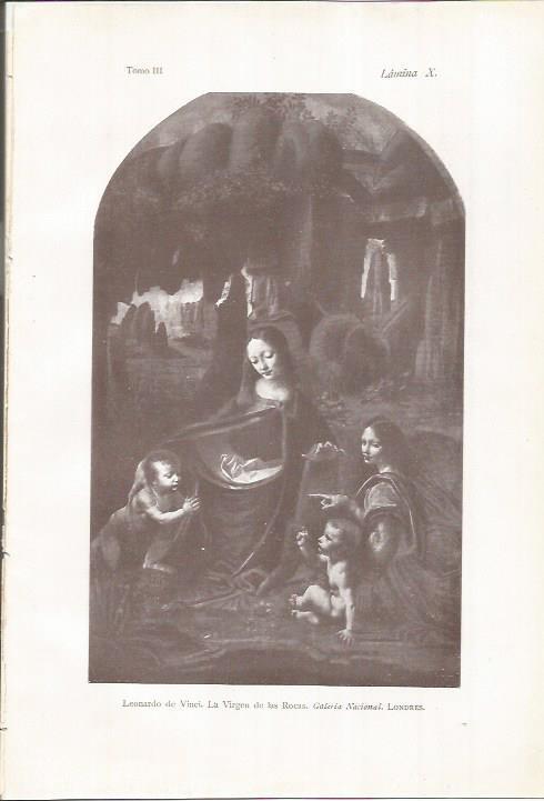 LAMINA 26810: La Virgen de las Rocas, por Leonardo da Vinci