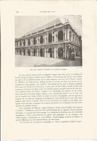 LAMINA 26808: Palladio en Vicenza, Italia