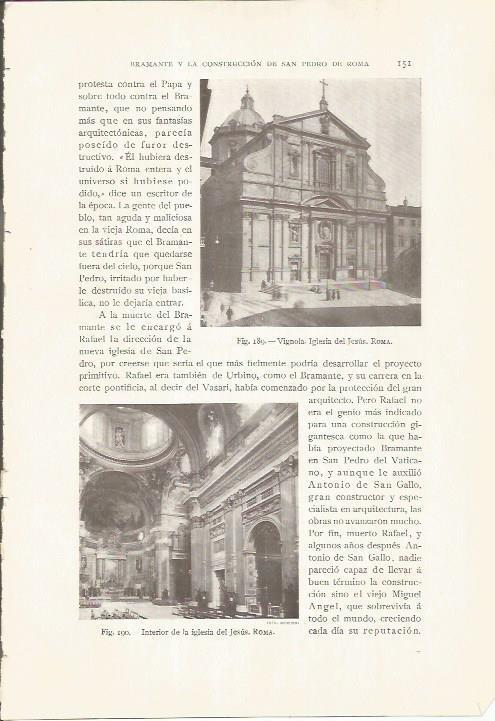 LAMINA 26800: Iglesia del Jesus en Roma