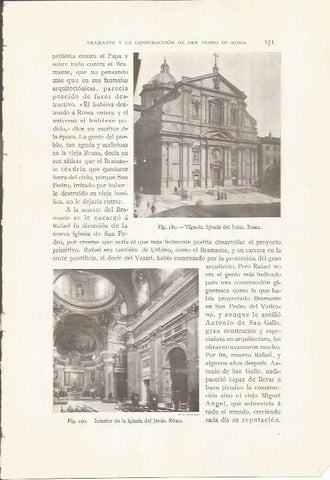 LAMINA 26800: Iglesia del Jesus en Roma