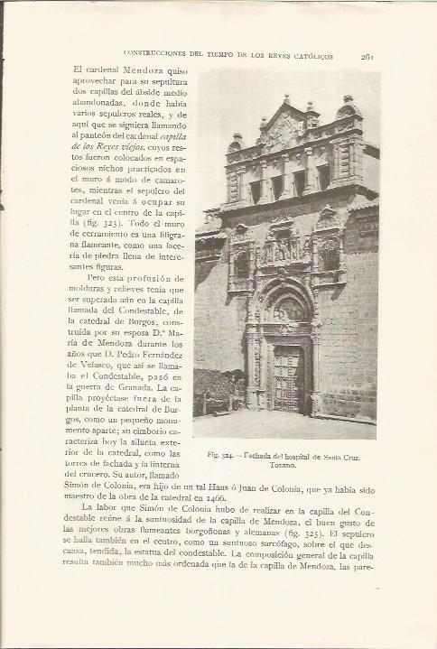 LAMINA 26853: Hospital de Santa Cruz en Toledo